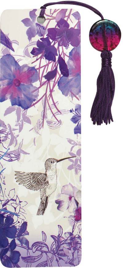 Hummingbird Beaded Bookmark