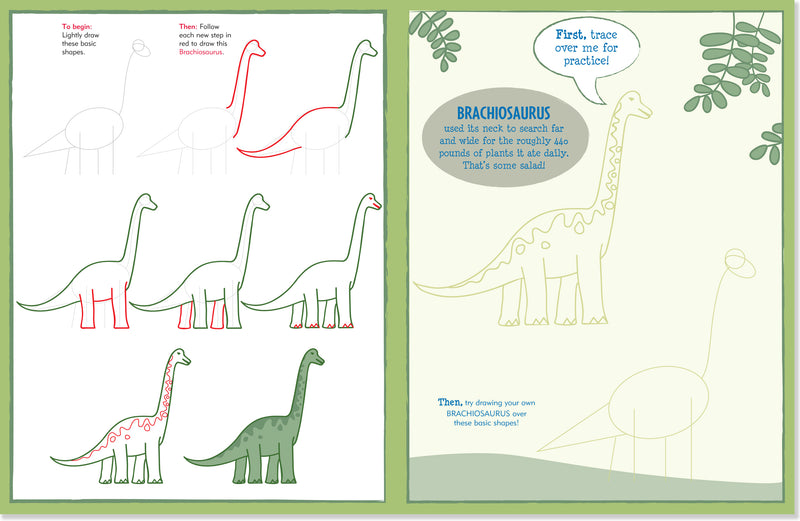 Learn To Draw . . . Dinosaurs!