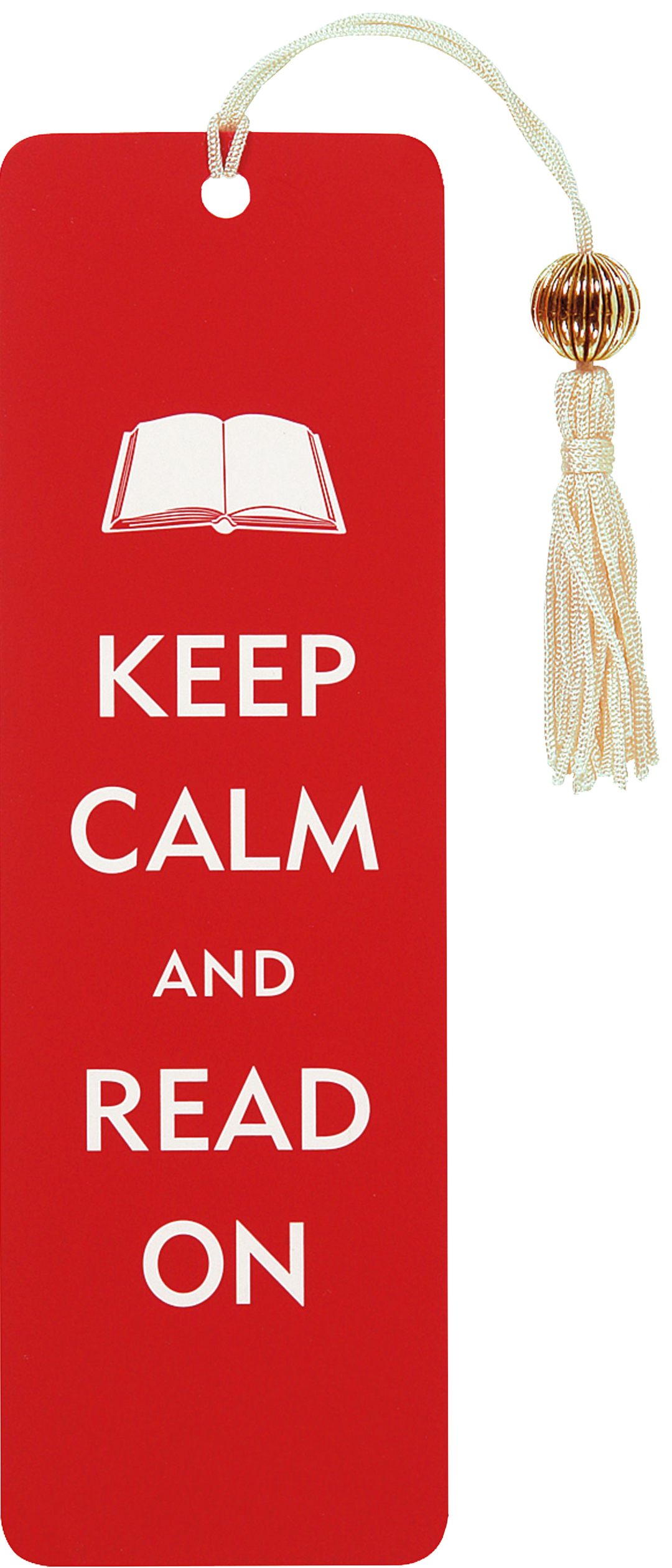 Keep Calm and Read On Beaded Bookmark, image size:1080x2517