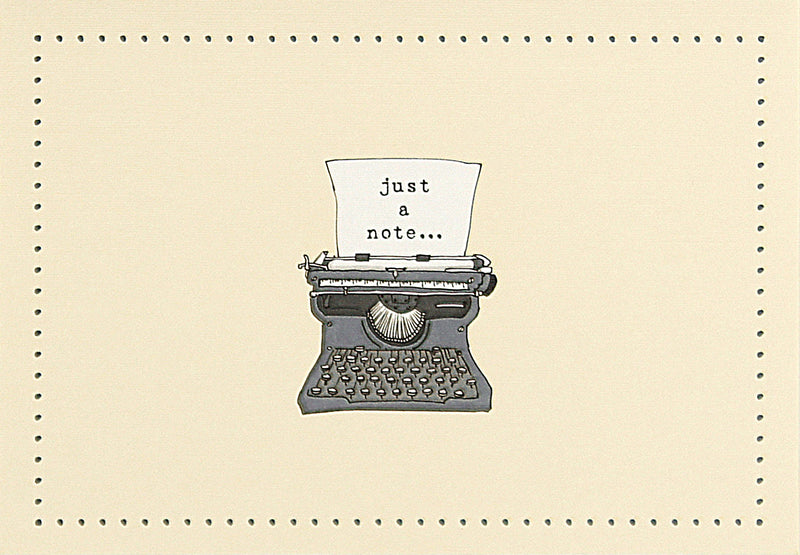 Typewriter Note Cards