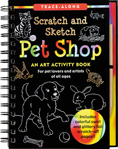 Pet Shop Scratch and Sketch Trace-Along