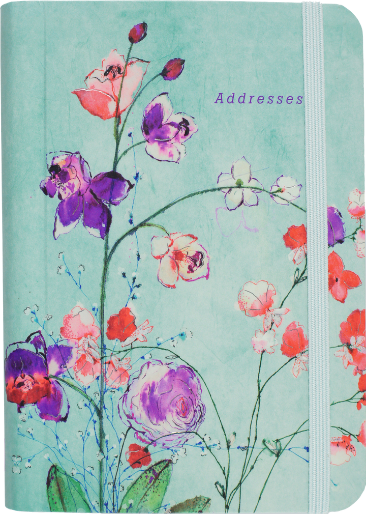 Fuchsia Blooms Address Book – Peter Pauper Press