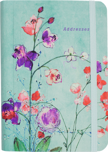 【本日限定セール❗️】PAURA PRYKE’S FLOWER SCHOOL Fuchsia Blooms Address Book – Peter Pauper Press