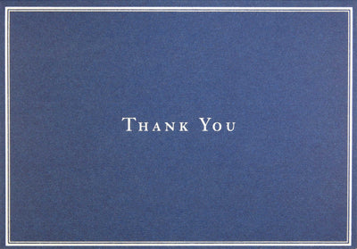 Navy Blue Thank You Notes