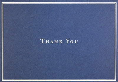 Navy Blue Thank You Notes