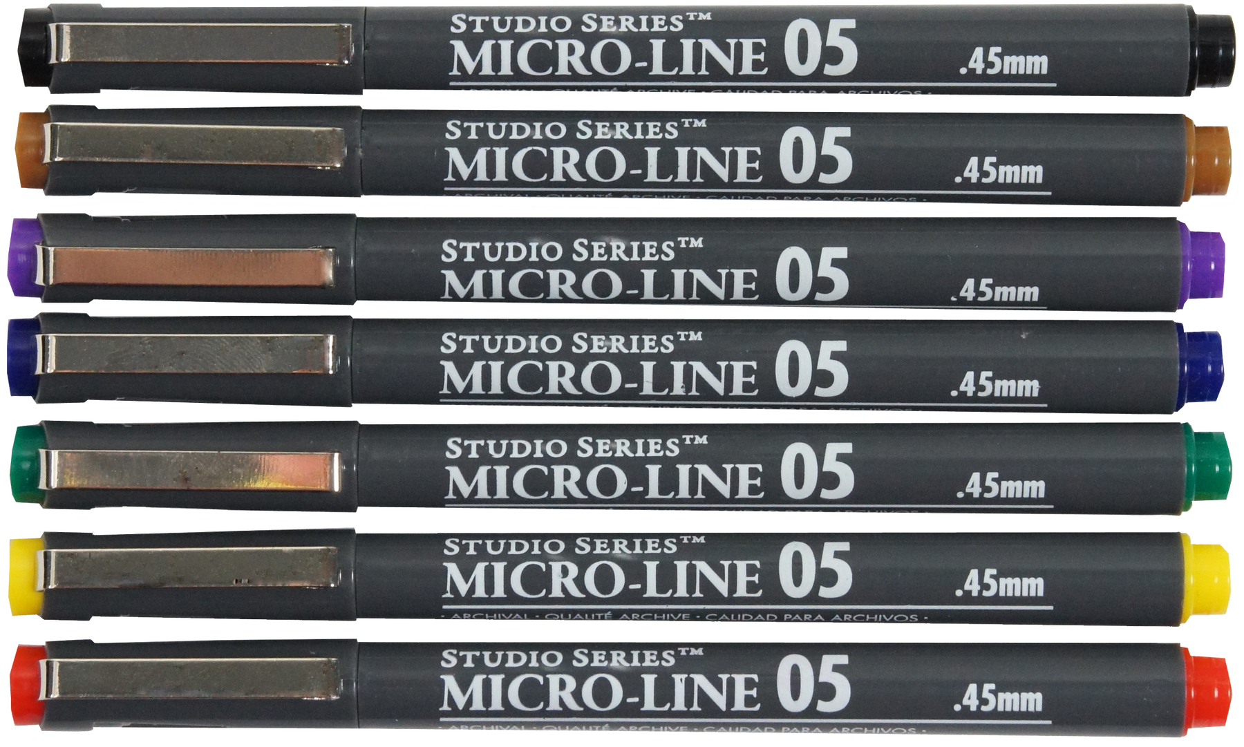 Crafter's Closet Artist Illustration Micro-Line Black Pen Set, includes  Small, Fine and Detail Pen Tips, 3 Pieces