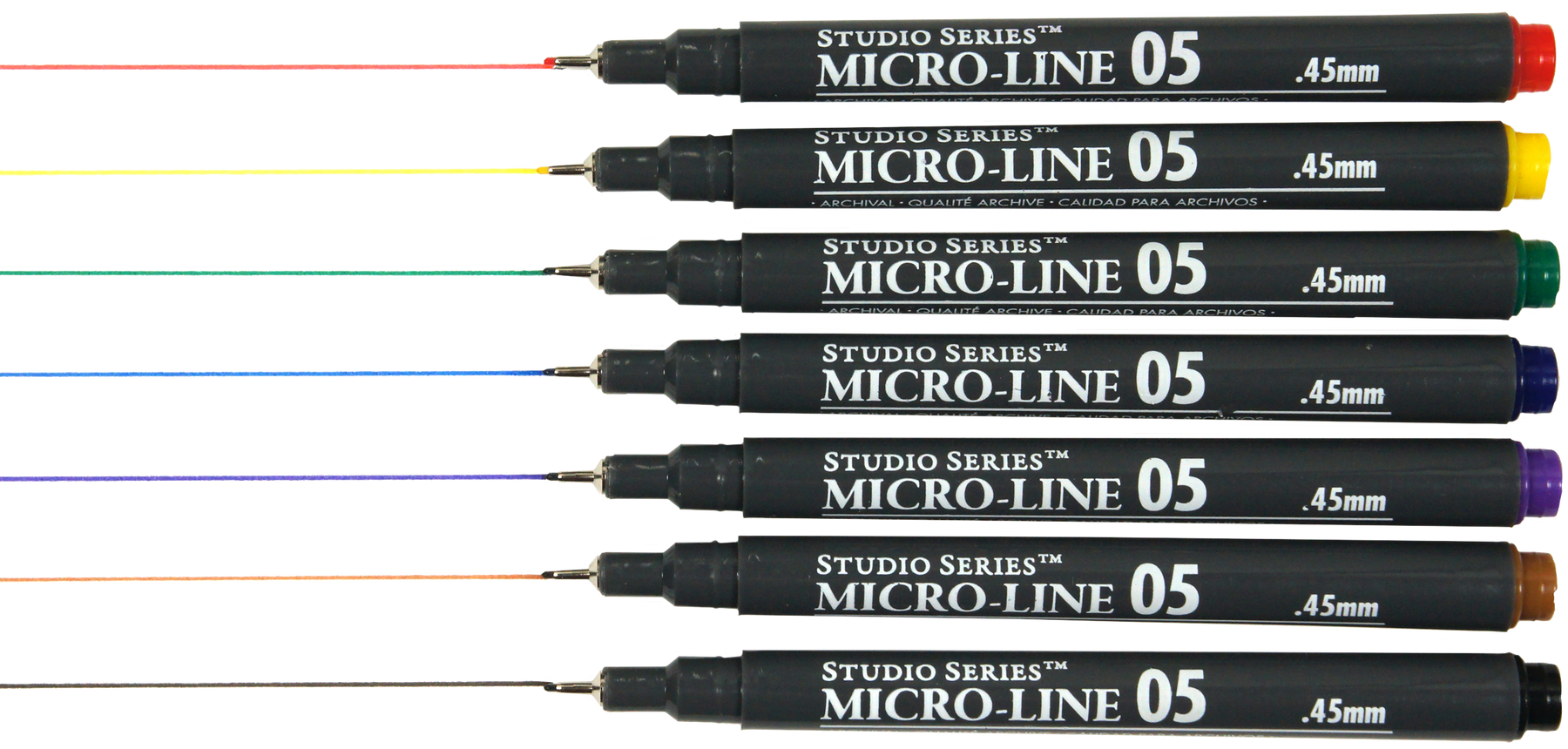 Studio Series Color Micro-Line Pen Set (Set of 7) – Peter Pauper Press