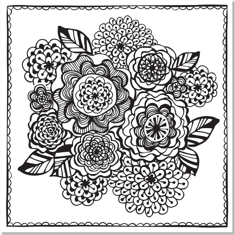 Wonderful Swirls Coloring Book for Adults: Animal and Flower Design Dark  Edition Stress-relief Adults Coloring Book (Black Pages) - Balloon  Publishing - 9781985090415 - Libris