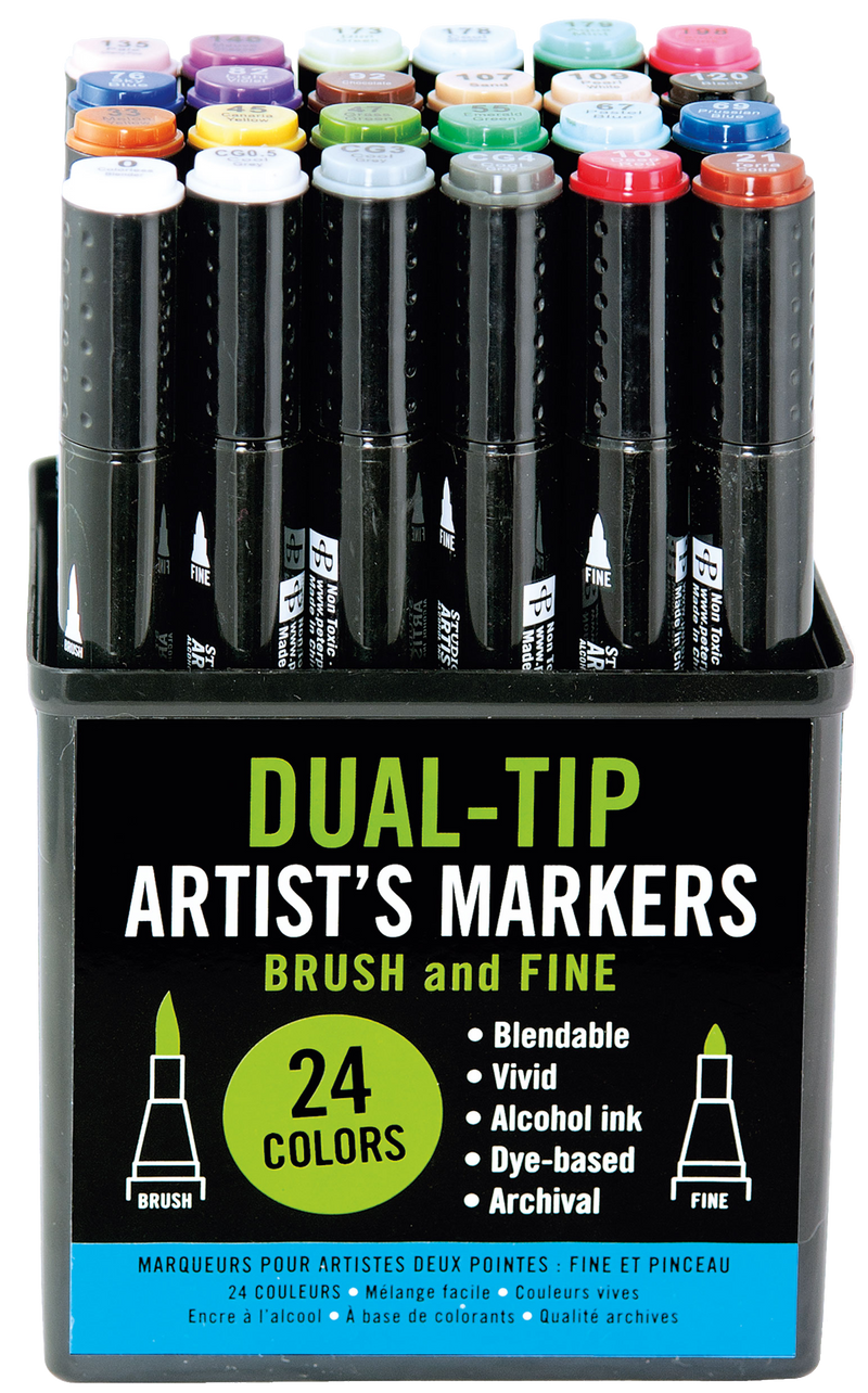 professional drawing dual tip alcohol based