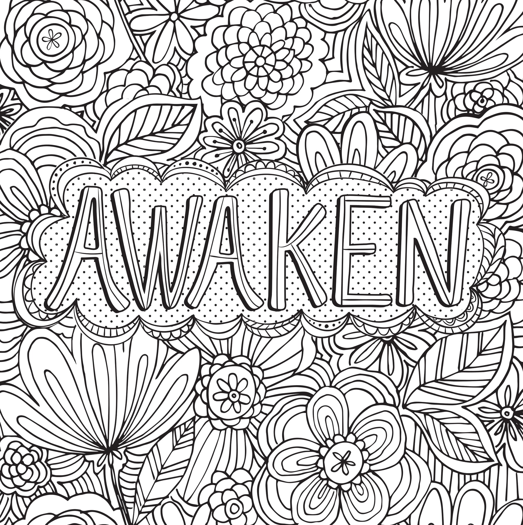Adult Advanced Coloring Book Inspiration & Hope w/ New 6pk Pastel Markers