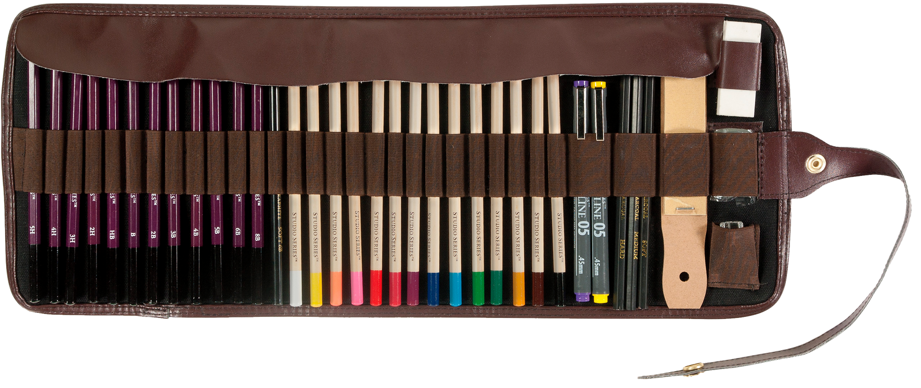 Buy Hasthip Multicolor Roll Up Pencil Case, 72 Holes Canvas Wrap