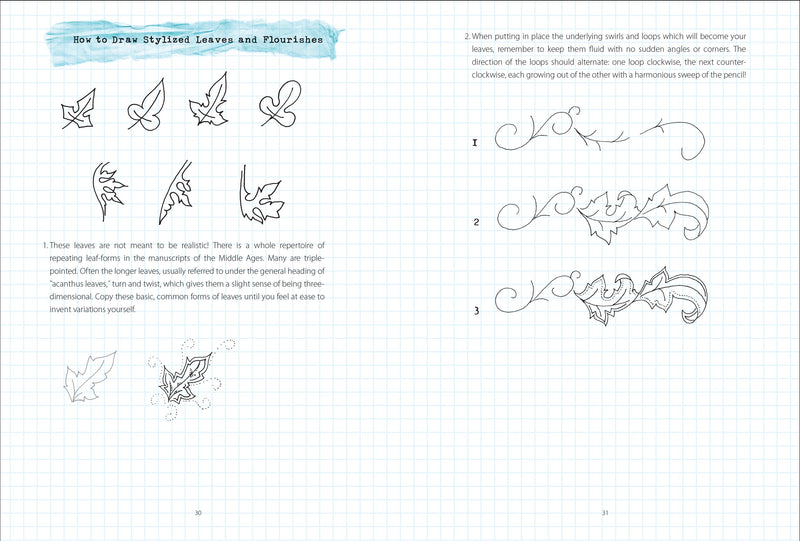 Illuminated Letters Sketchbook