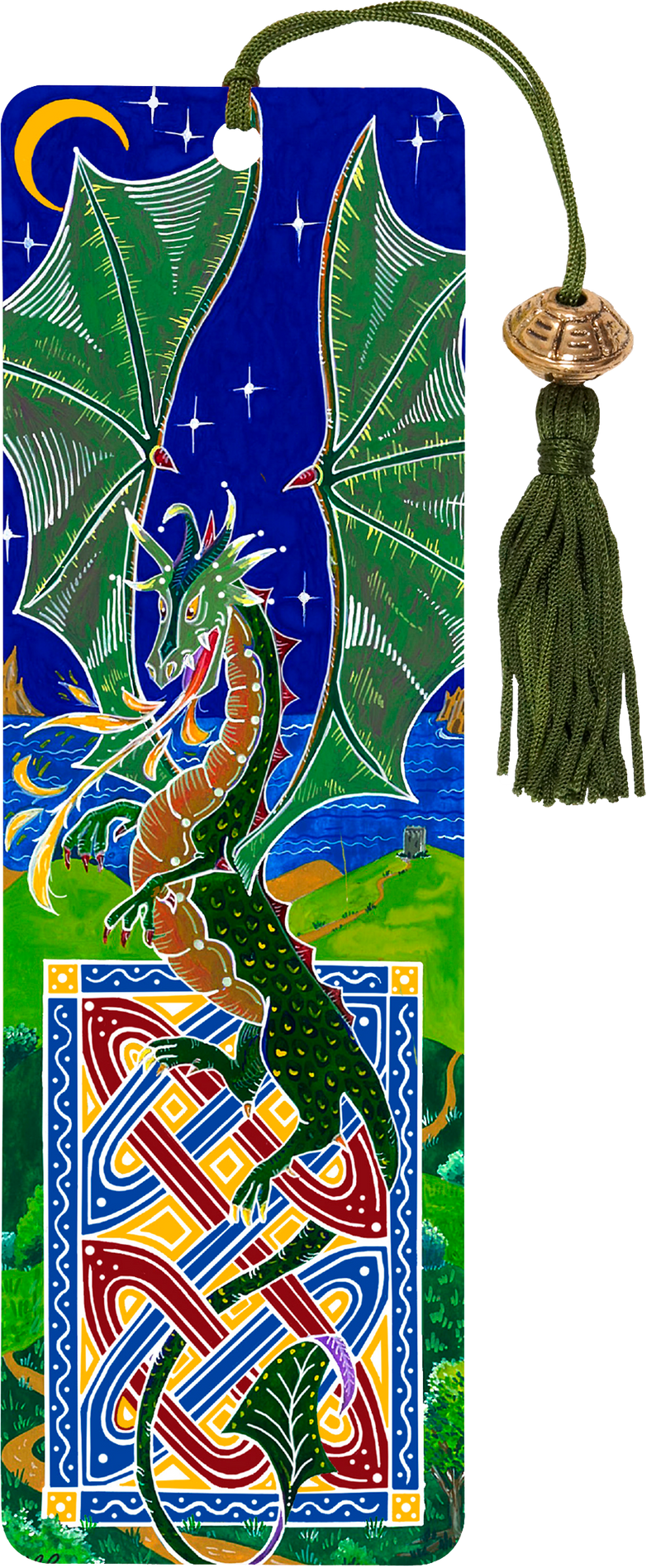 Dragon Beaded Bookmark