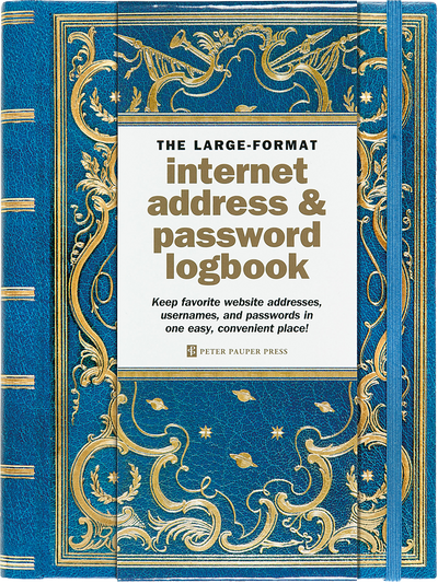 Celestial Large Internet Address &amp; Password Logbook