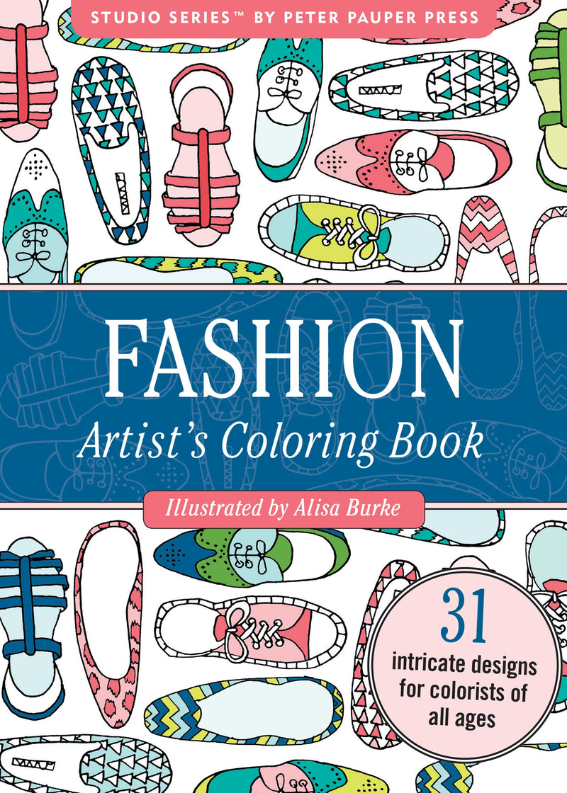 Portable Coloring Book: Fashion