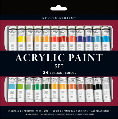 Studio Series Acrylic Paint Set (24 colors)