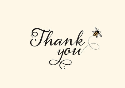 Bumblebee Thank You Notes