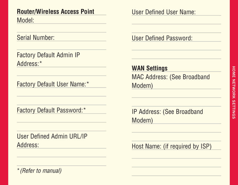 Large Print Internet Address &amp; Password Logbook