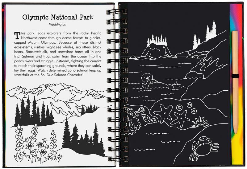 National Parks &amp; Landmarks Scratch &amp; Sketch