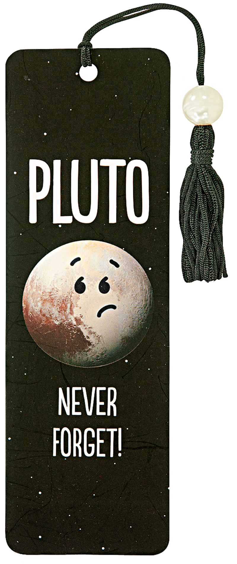 Pluto -- Never Forget! Beaded Bookmark