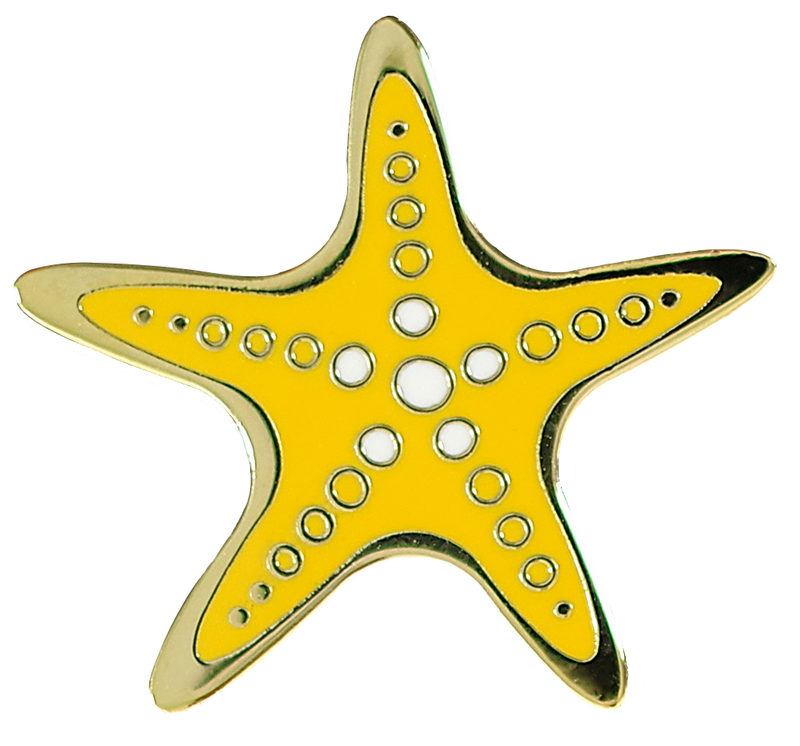 Starfish Enamel Pin