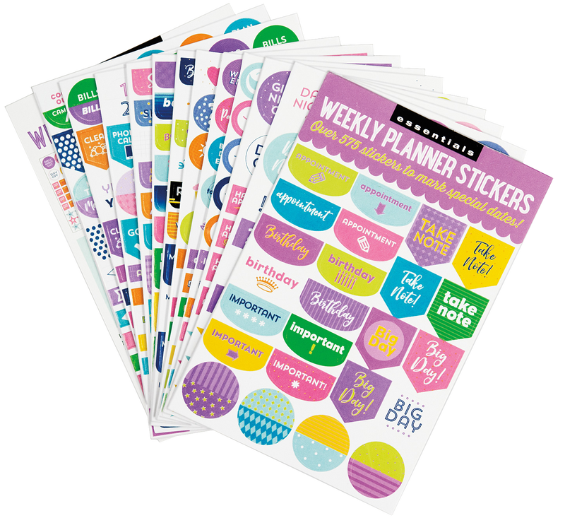 Essentials Weekly Planner Stickers