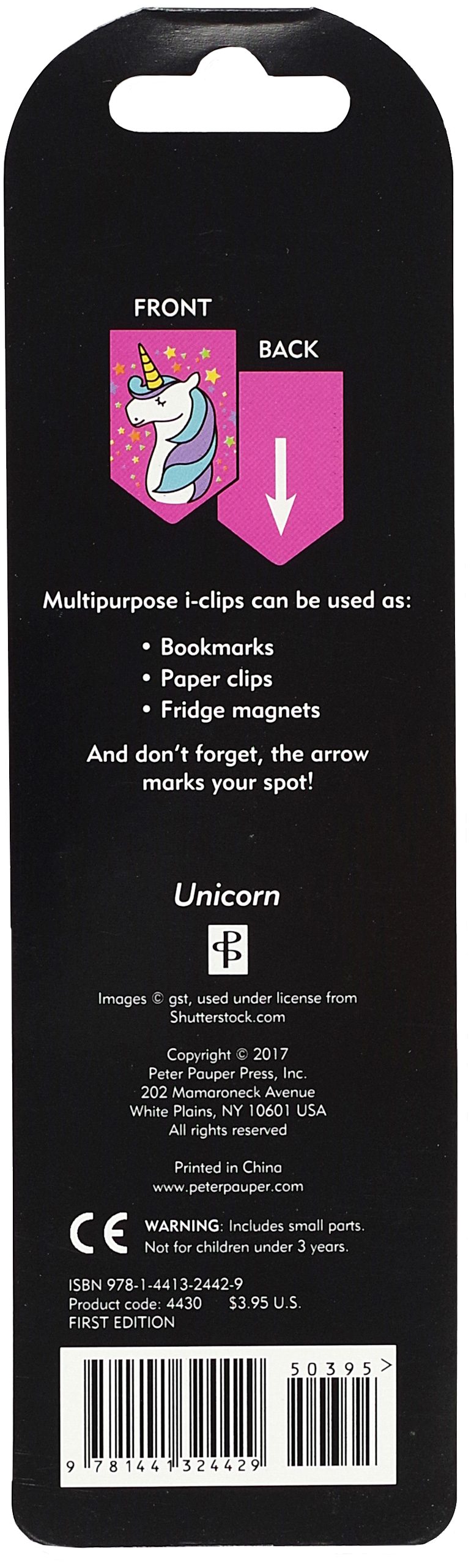 Unicorns i-clips Magnetic Page Markers