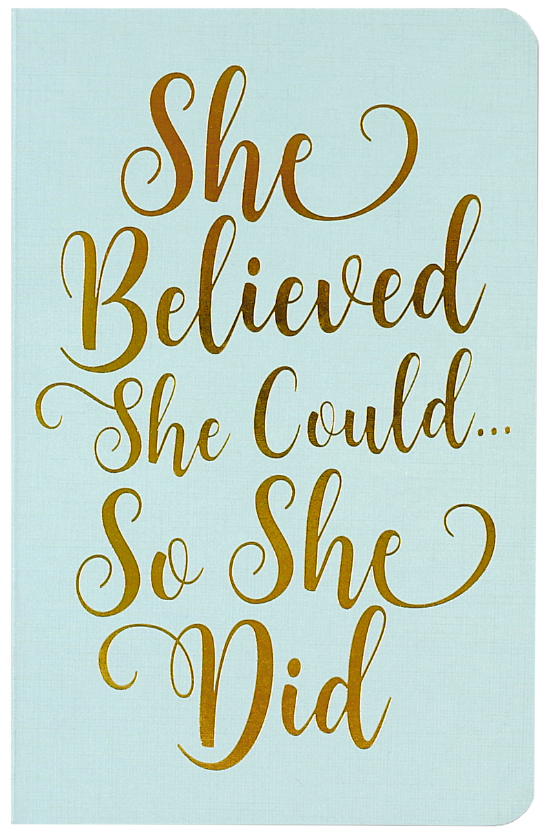 Jotter Mini Notebook Set: She Believed She Could