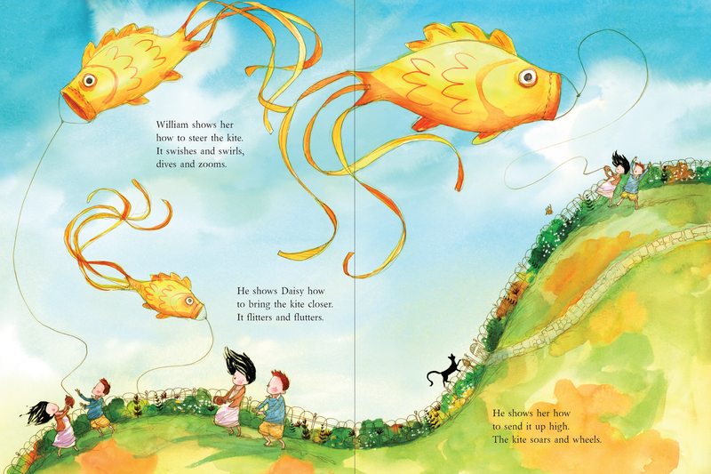 Blue Sky Yellow Kite