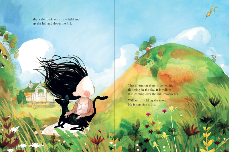 Blue Sky Yellow Kite