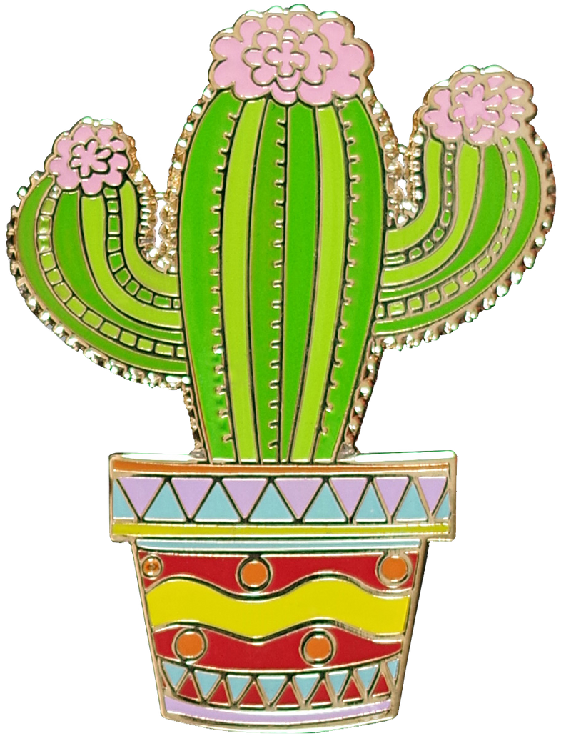 Cactus Enamel Pin