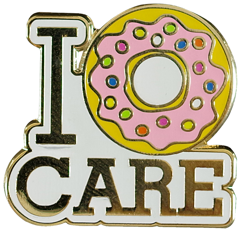 I Donut Care Enamel Pin