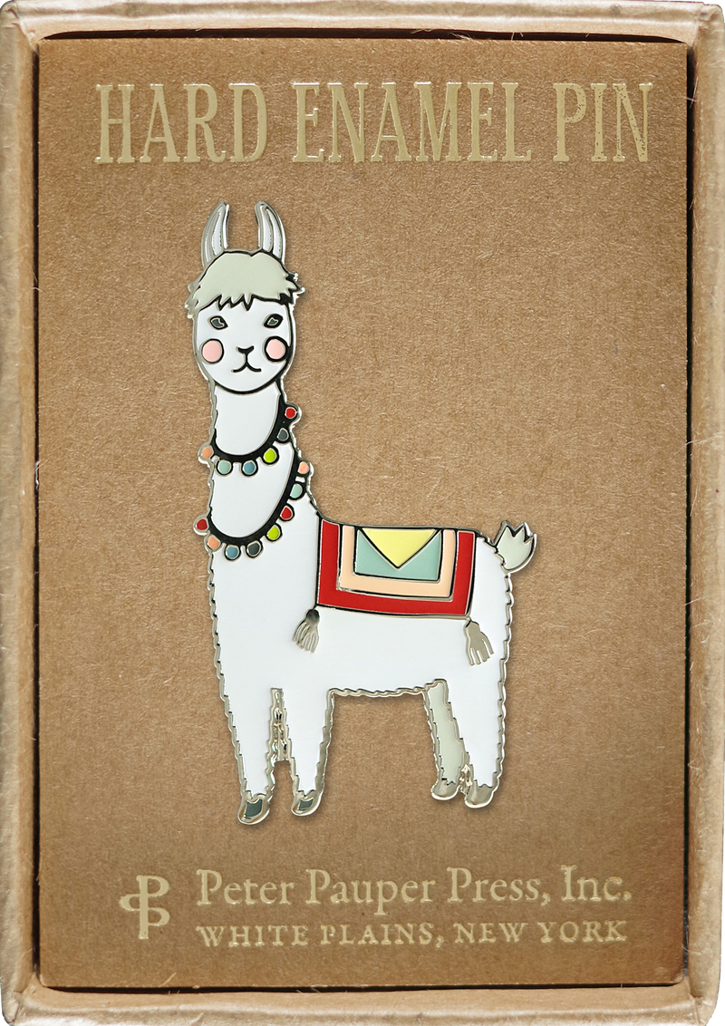 Llama Enamel Pin