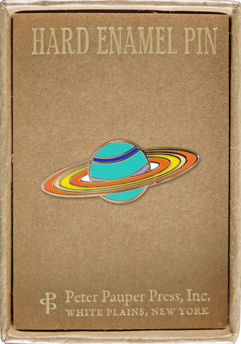 Saturn Enamel Pin