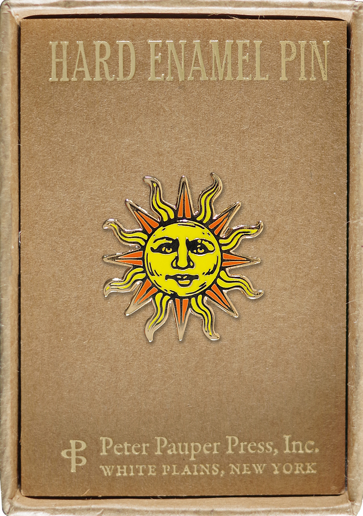 Sun Enamel Pin – Peter Pauper Press
