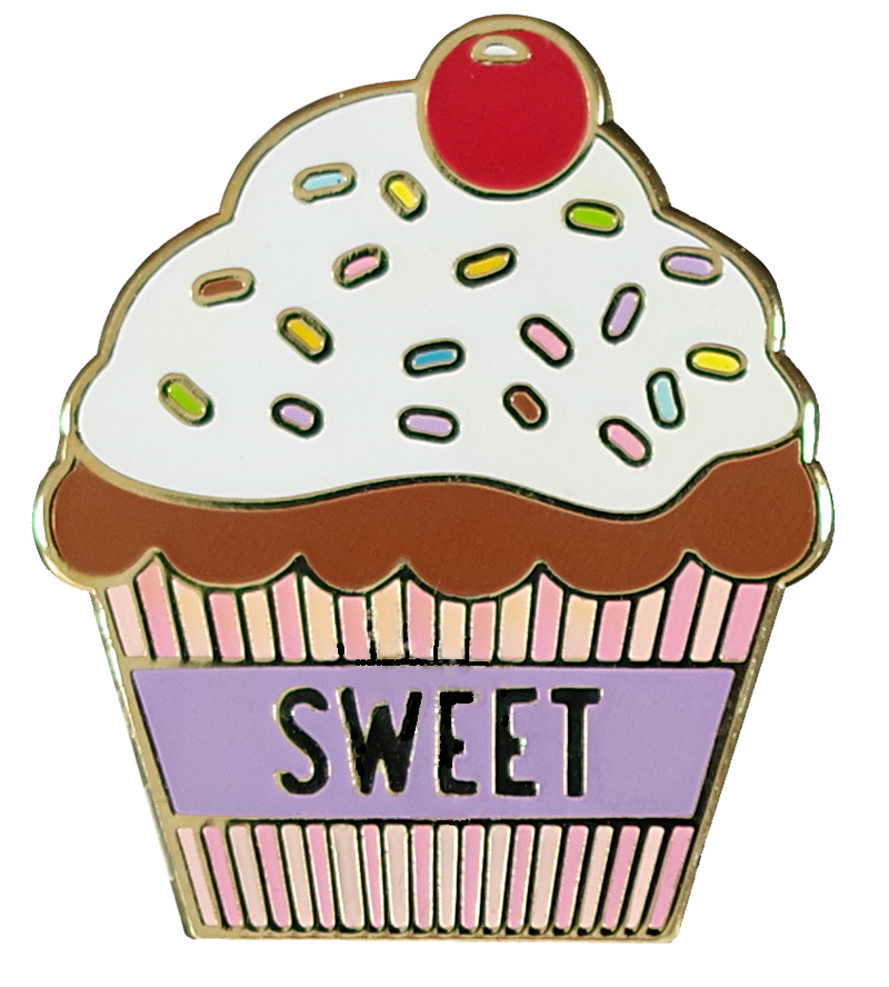 Sweet Cupcake Enamel Pin
