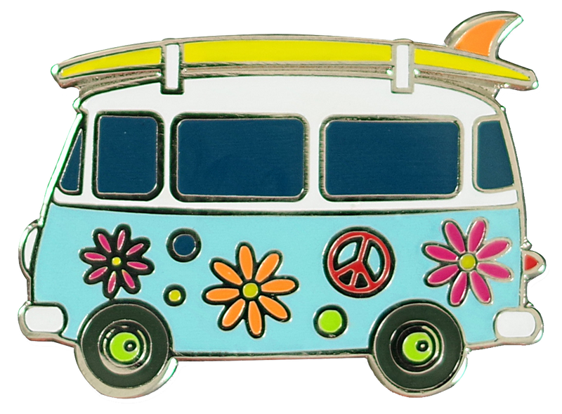 Microbus Bus Enamel Pin