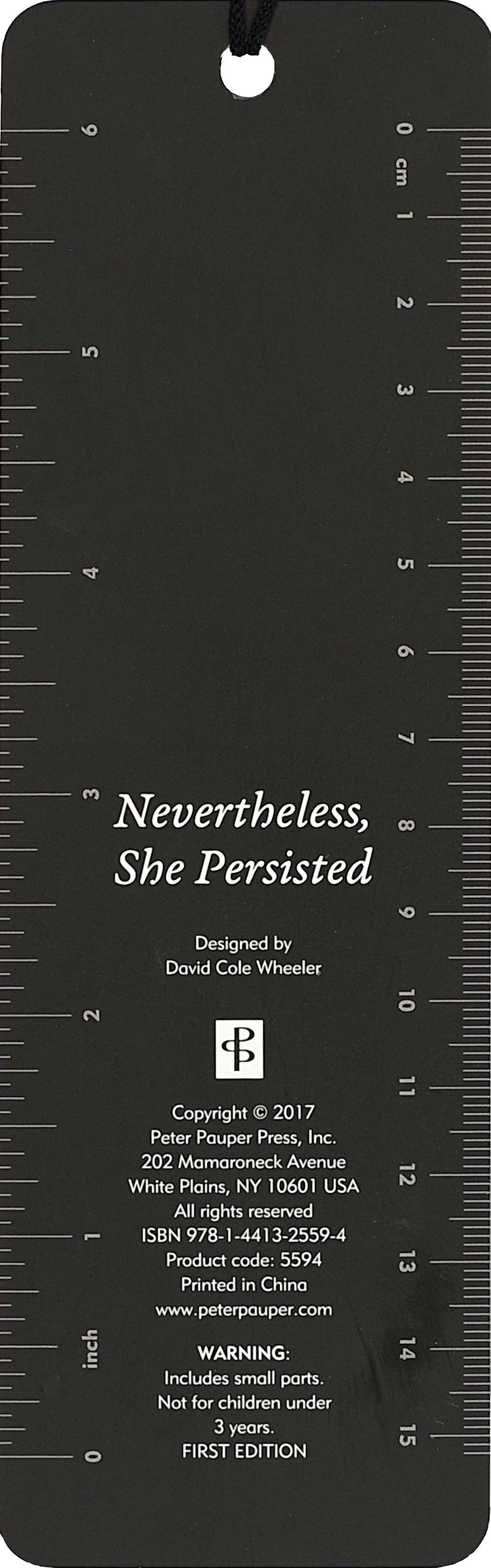 Nevertheless, She Persisted Beaded Bookmark
