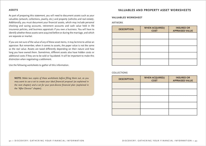 The Divorce Planner Checklist