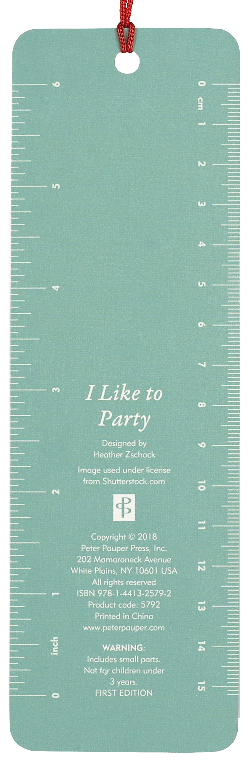 I Like to Party Beaded Bookmark