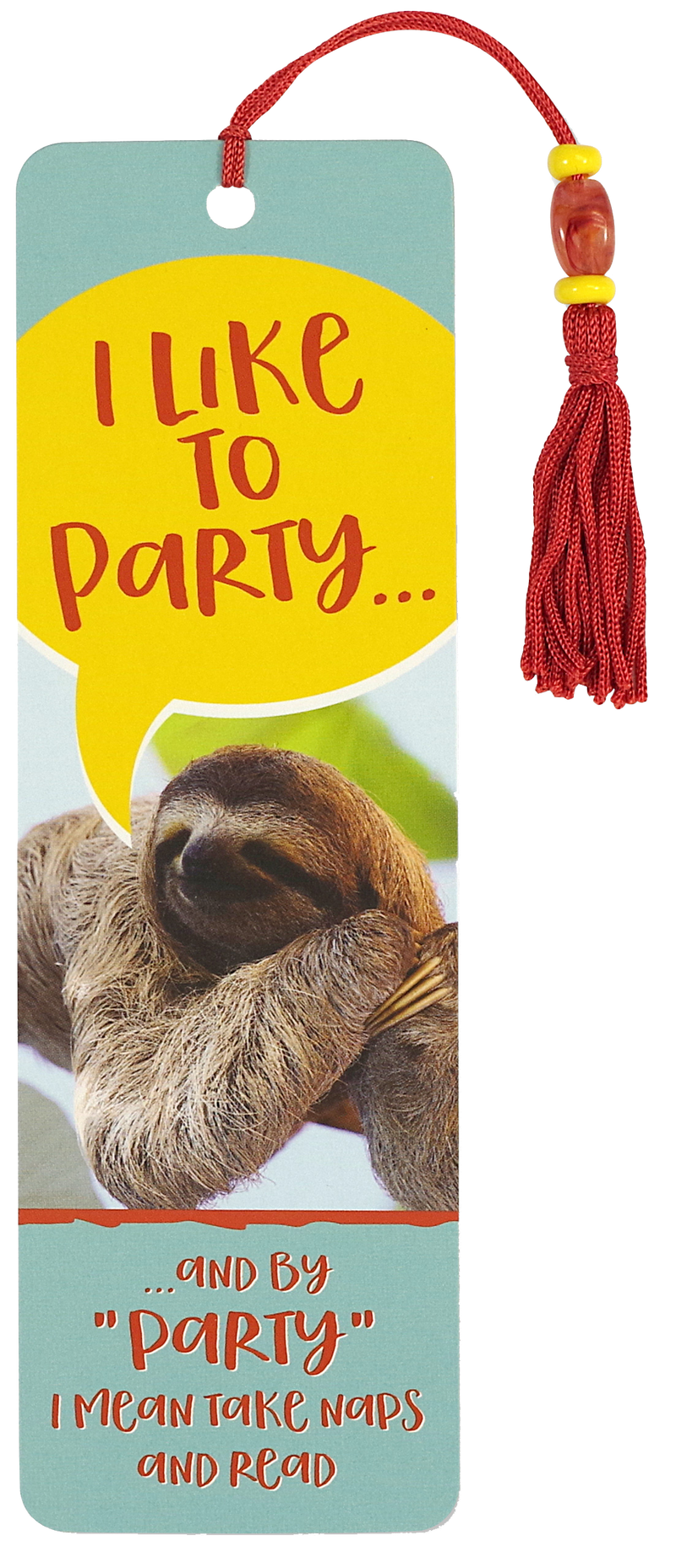 I Like to Party Beaded Bookmark