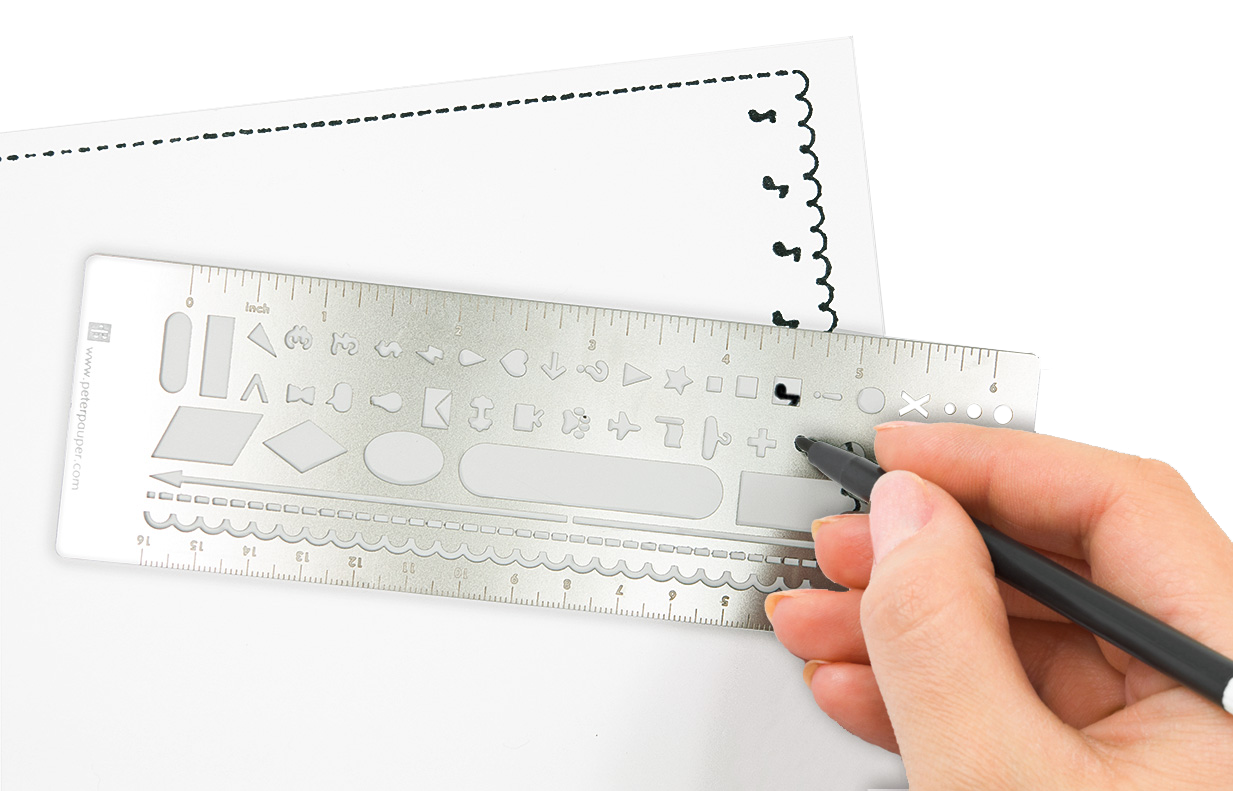 Bullet Journal Ruler Stainless Steel Stencil Scale Bookmark Engineer  Architects
