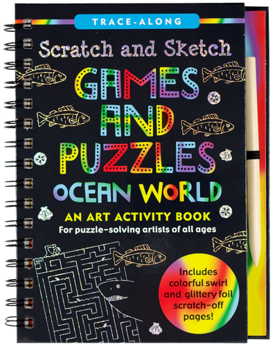 Scratch & Sketch Games & Puzzles: Ocean World