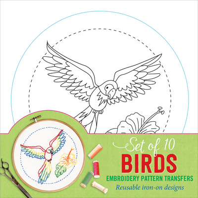 Birds Embroidery Pattern Transfers