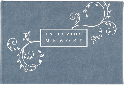 In Loving Memory Guest Book (Blue)