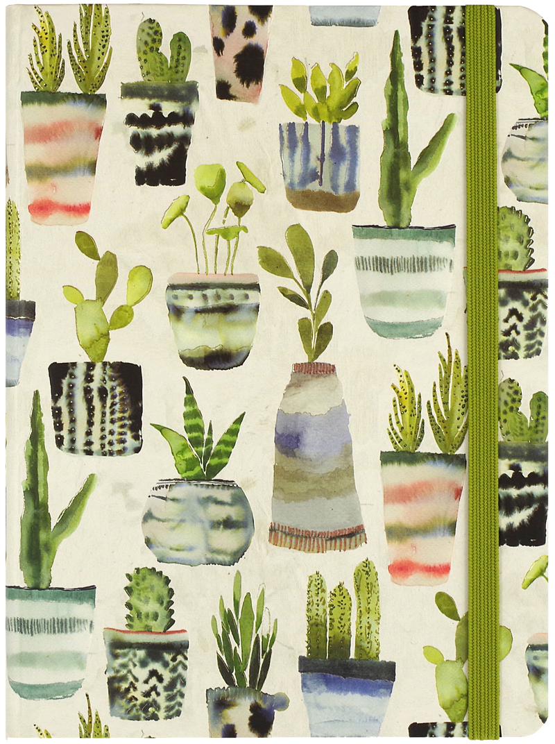 Watercolor Succulents Journal