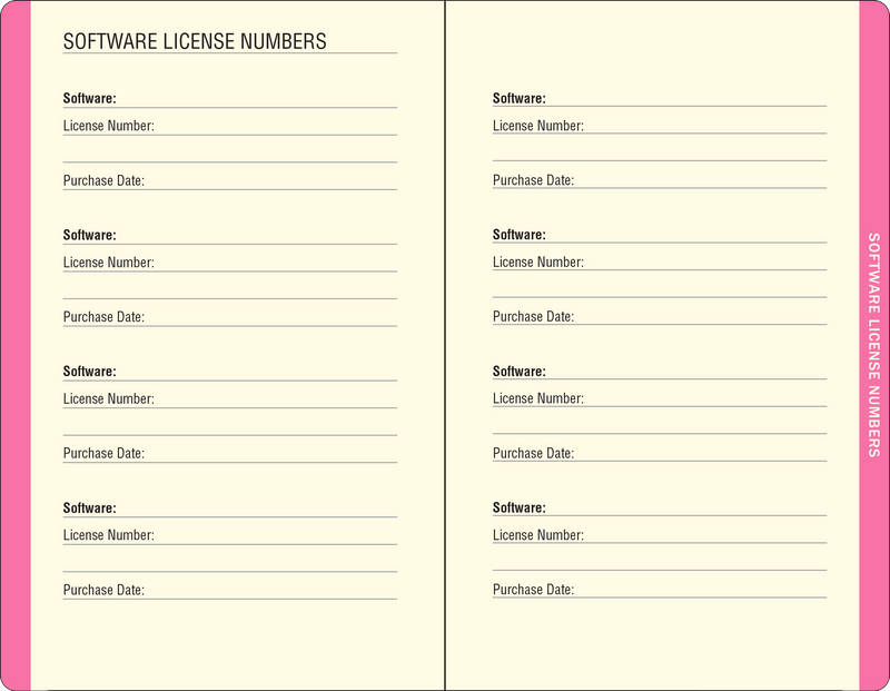 Blossoms & Bluebirds Internet Address & Password Logbook