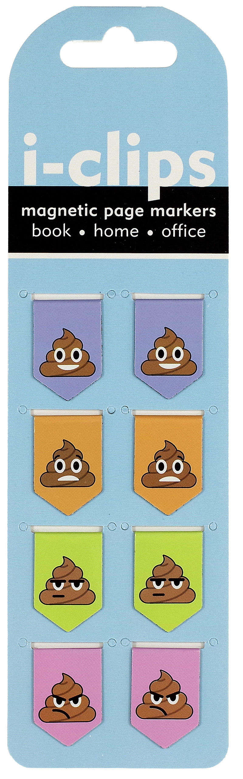 Poop i-clips Magnetic Page Markers
