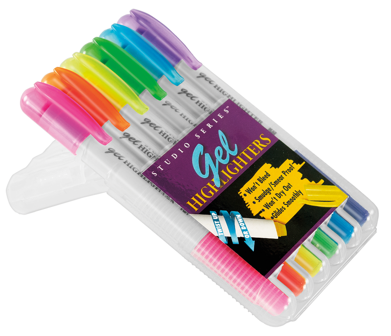 Gel Highlighters (Set of 6) – Peter Pauper Press