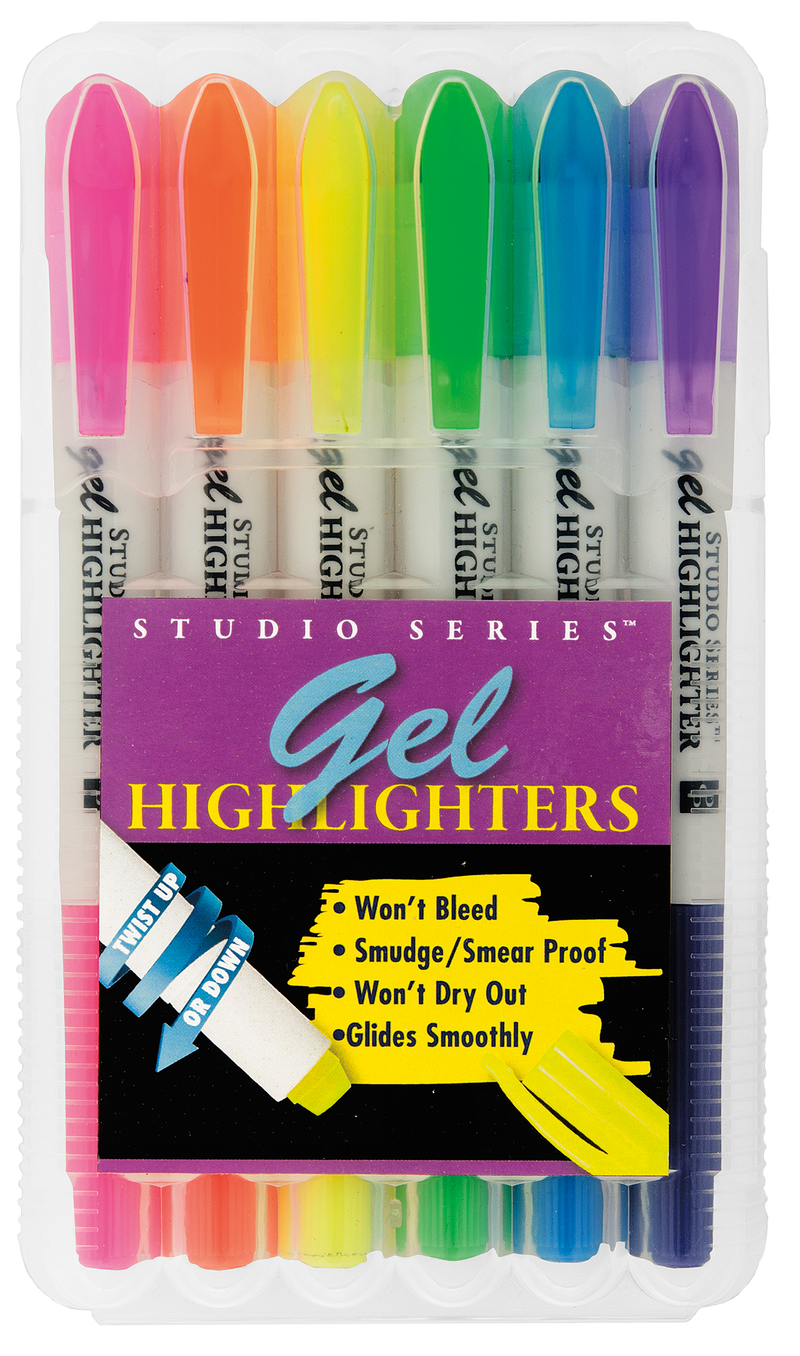 Gel Highlighters (Set of 6)